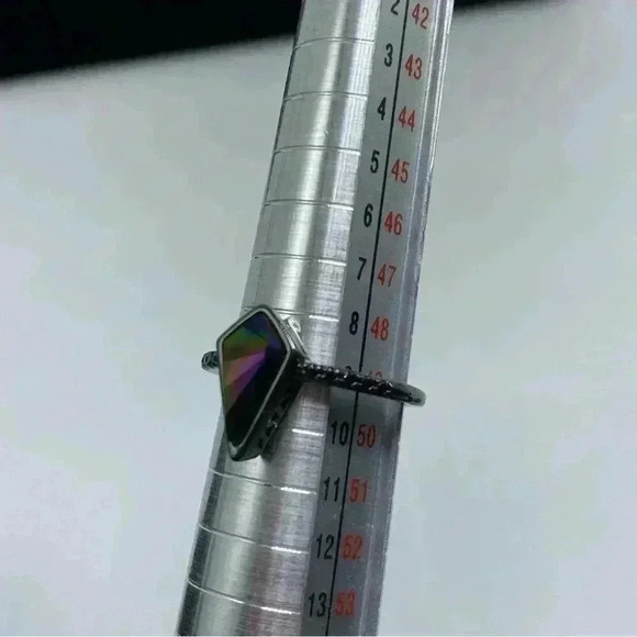 Kite rainbow rhinestone  ring size 5 - Picture 3 of 5